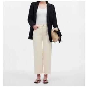 Madewell Perfect Vintage Wide Leg Crop Jean